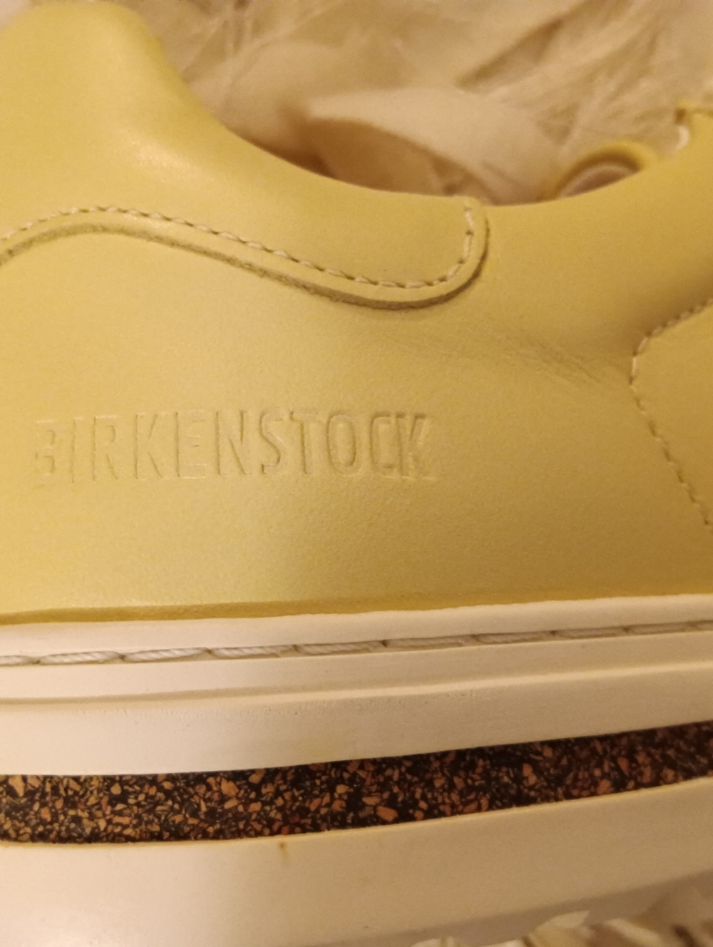 Birkenstock Bend Low  - Womens Size 9 (40)- Butter Yellow Leather - Picture 6 of 6
